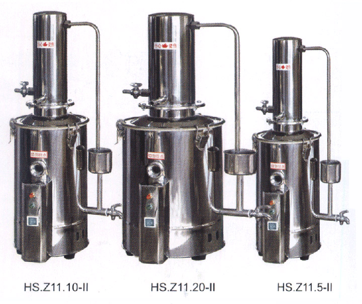 上海躍進(jìn) 不銹鋼電熱蒸餾水器 HS.Z11.10-II
