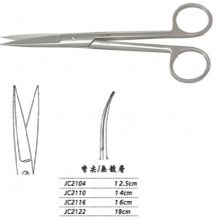 金鐘手術剪彎尖 JC2104 12.5cm 彎尖 WD