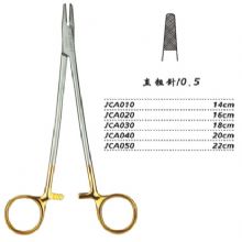 金鐘硬質合金鑲片持針鉗直 粗針 JCA010 14cm 直 粗針 0.5