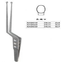 金鐘腫瘤摘除鑷  NAB010 24cm 長圓口 2×4
