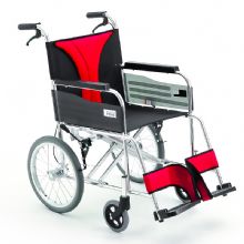 MIKI三貴手動(dòng)輪椅車MPTC-46L  靠背不可折疊  雙層墊 W717