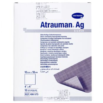 德國(guó)保赫曼德濕銀含銀傷口敷料  Atrauman AG st 10x10cm 4995733   