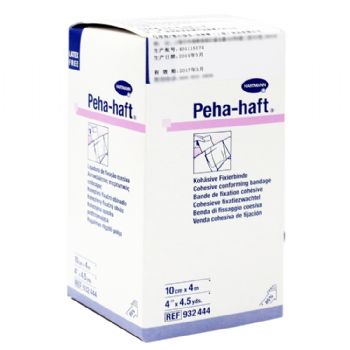 德國(guó)保赫曼保舒固自粘固位繃帶  Peha-haft 無(wú)乳膠/4mx10cm 貨號(hào)：9324442   