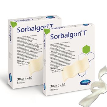 德國保赫曼德濕康藻酸鈣傷口敷料  Sorbalgon T型 1g/30cm