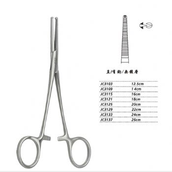 金鐘止血鉗直有鉤 WD JC3109 14cm 直有鉤 WD