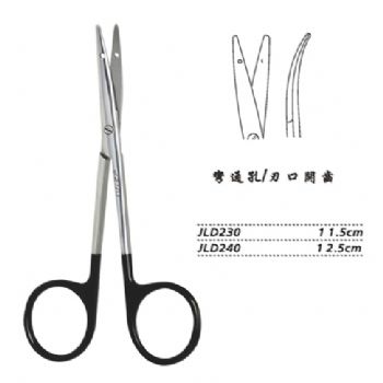 金鐘組織剪彎通孔 JLD240 12.5cm 彎通孔 刃口開(kāi)齒（綜合）