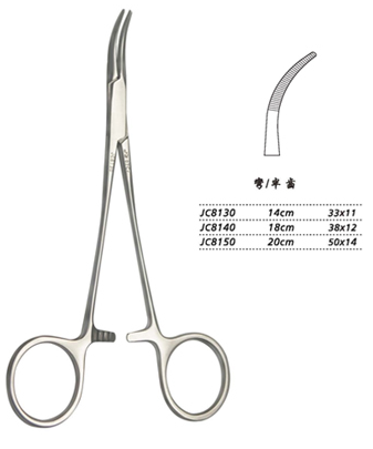 金鐘分離結扎鉗14cm JC8130 14cm 33×11半齒