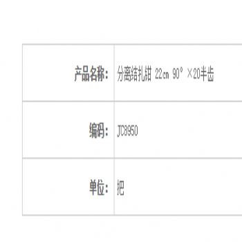 金鐘分離結扎鉗22cm JC8950 22cm 90°×20半齒