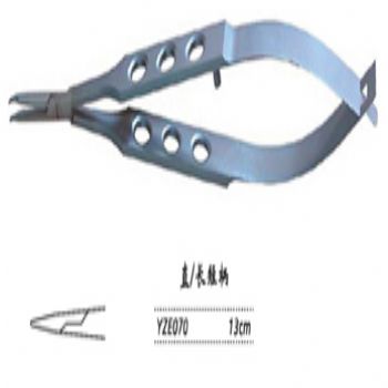 金鐘顯微眼用持針鉗長(zhǎng)短柄 YZE070 13cm 直 長(zhǎng)短柄