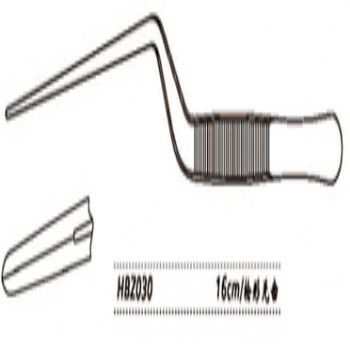金鐘鼻用鑷槍形 HBZ030 16cm 無齒