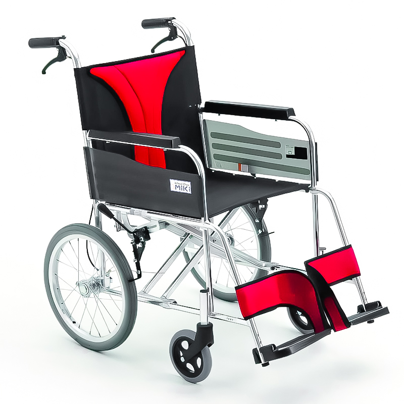 MIKI三貴手動輪椅車MPTC-46L  靠背不可折疊  雙層墊 W717