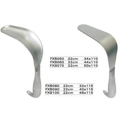 金鐘子宮拉鉤單鉤柄 22cm 單鉤柄 凹 50×110mm