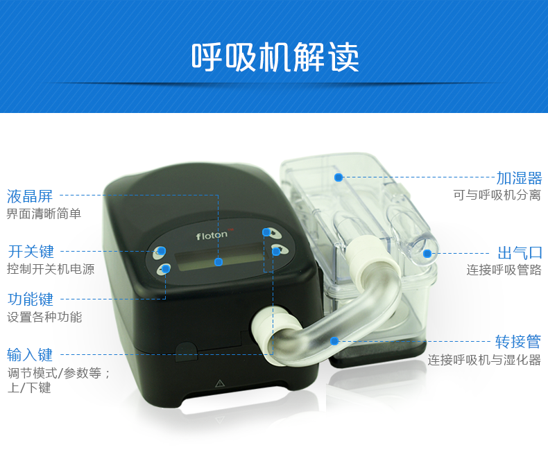 凱迪泰呼吸機(jī) ST20 全自動雙水平呼吸機(jī) 慢阻肺心病二氧化碳潴留